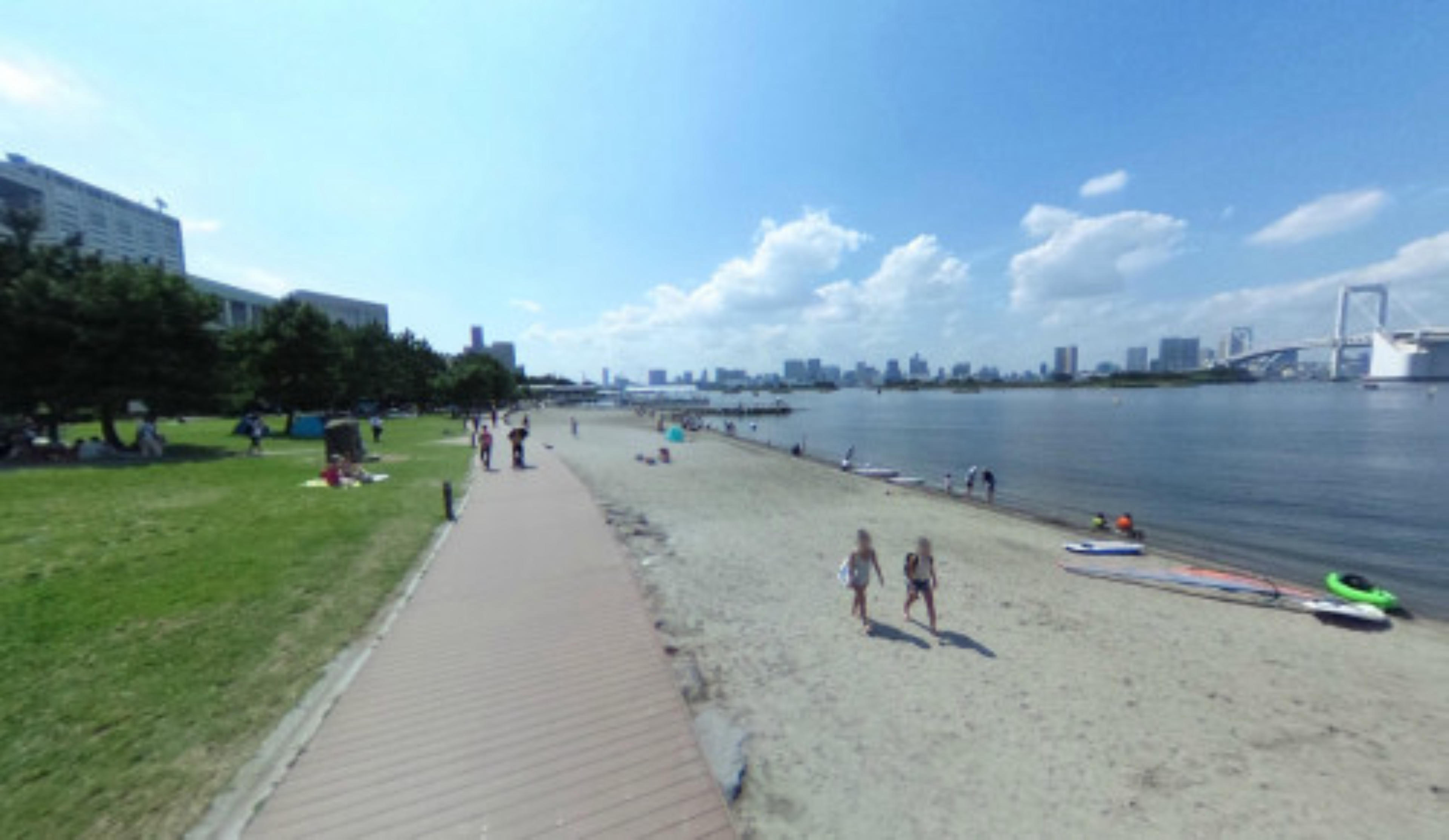 Odaiba Beach virtual tour preview