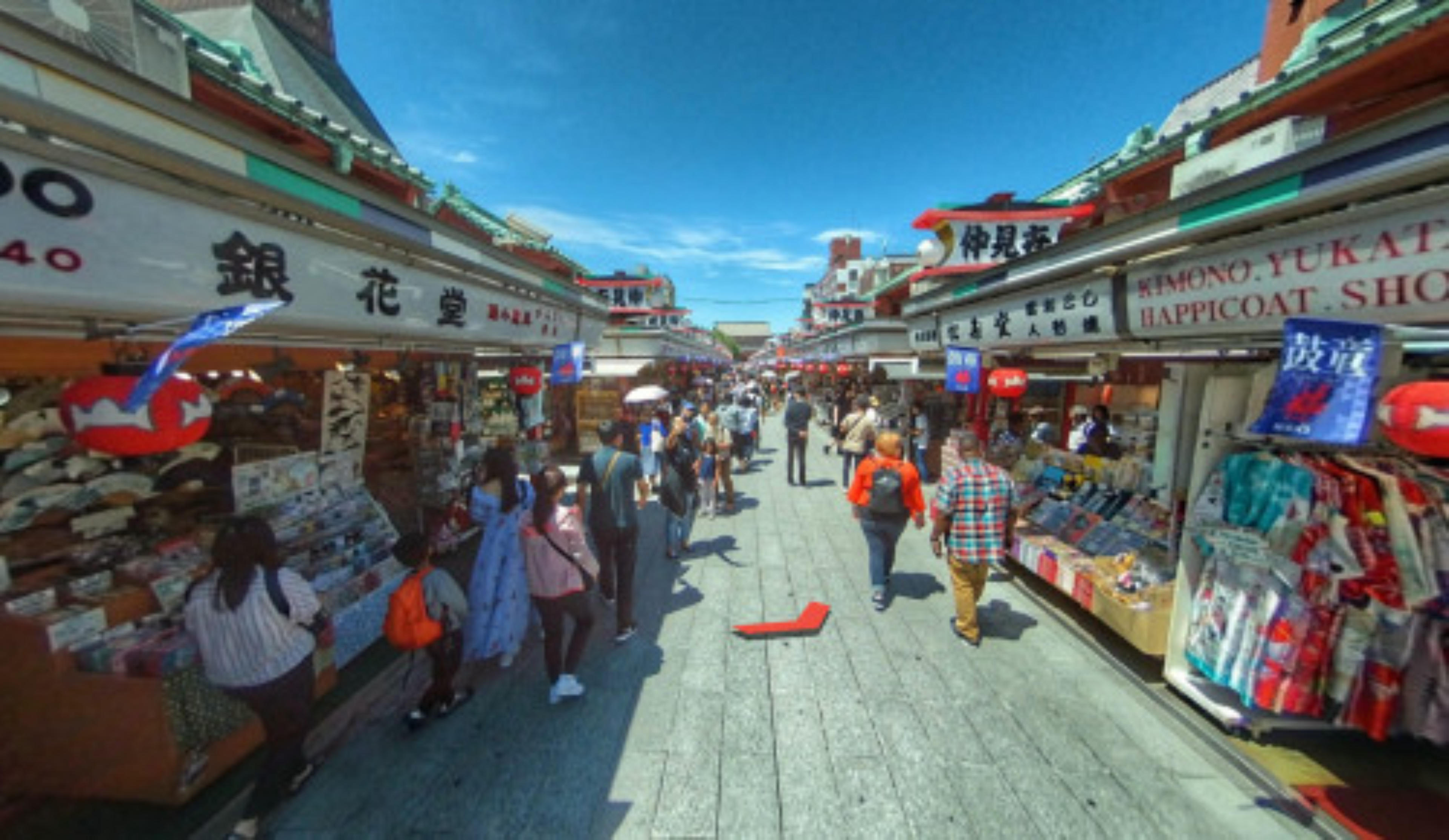 Nakamise Shopping Street virtual tour preview