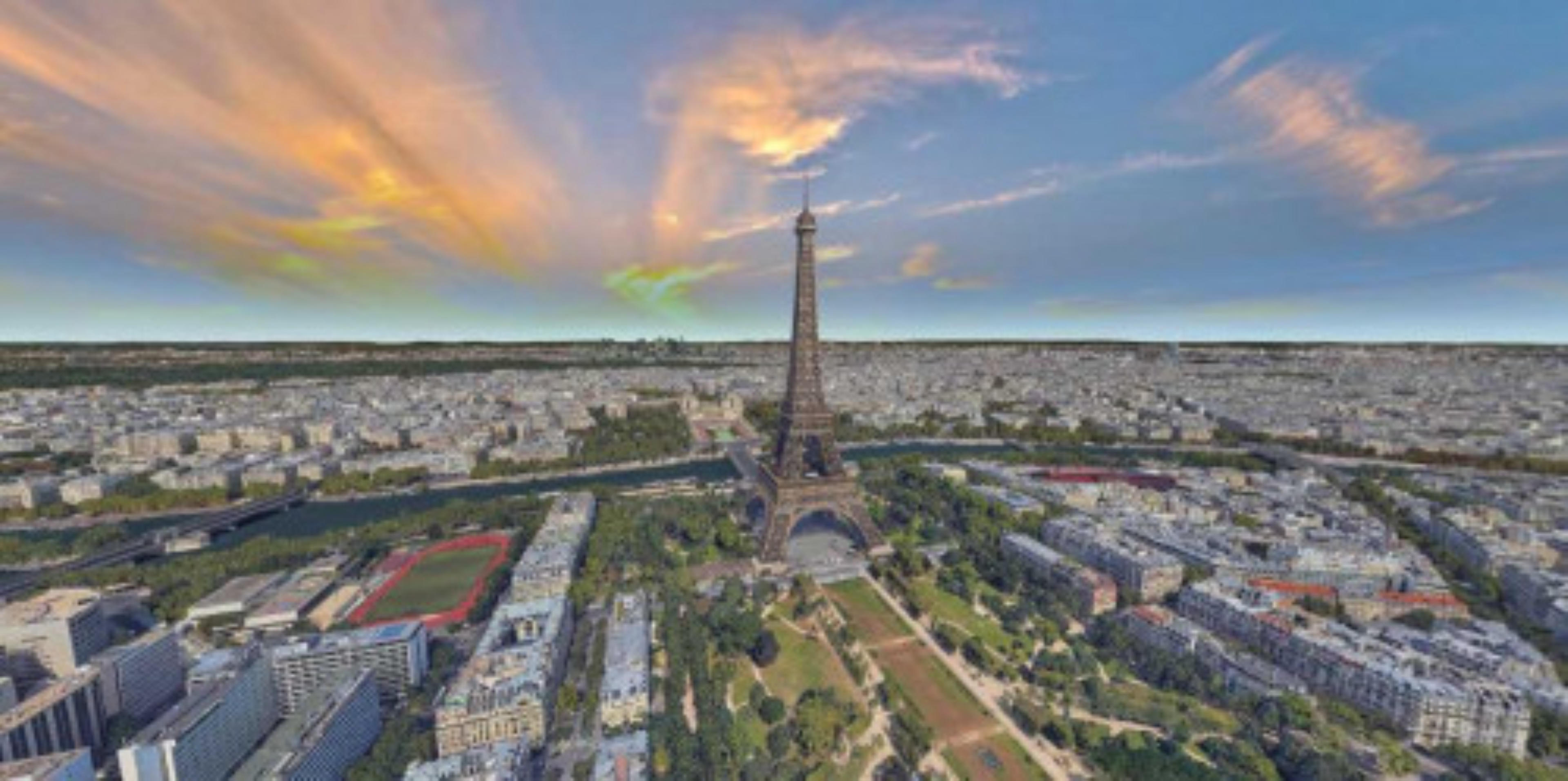 Eiffel Tower virtual tour preview